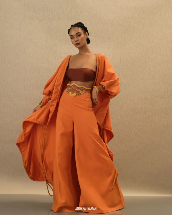 Discount Andrea Iyamah Ilo Robe-Clay
