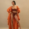 Discount Andrea Iyamah Ilo Robe-Clay