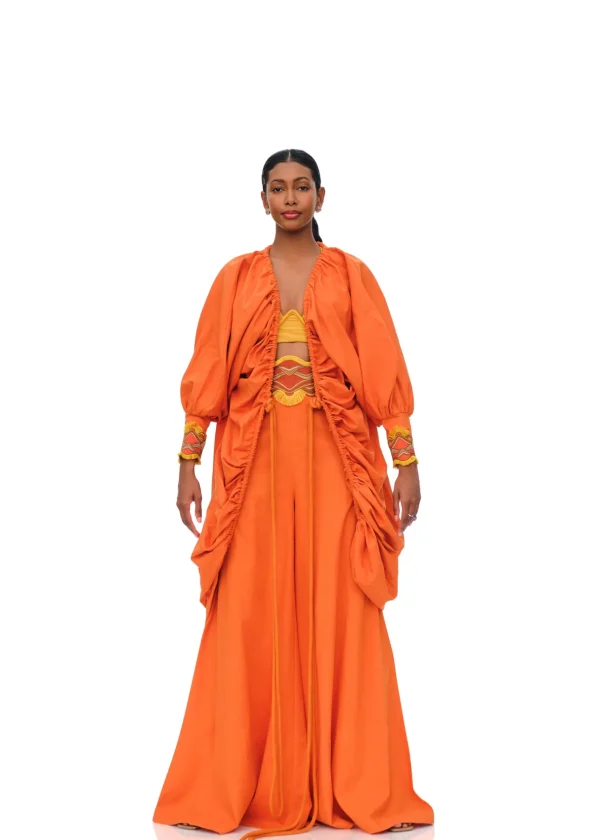 Discount Andrea Iyamah Ilo Robe-Clay