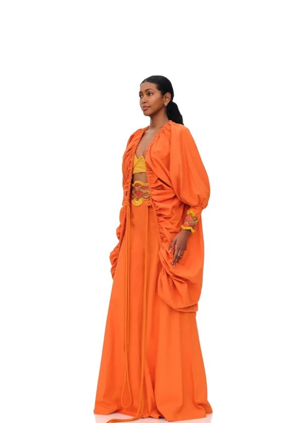 Discount Andrea Iyamah Ilo Robe-Clay