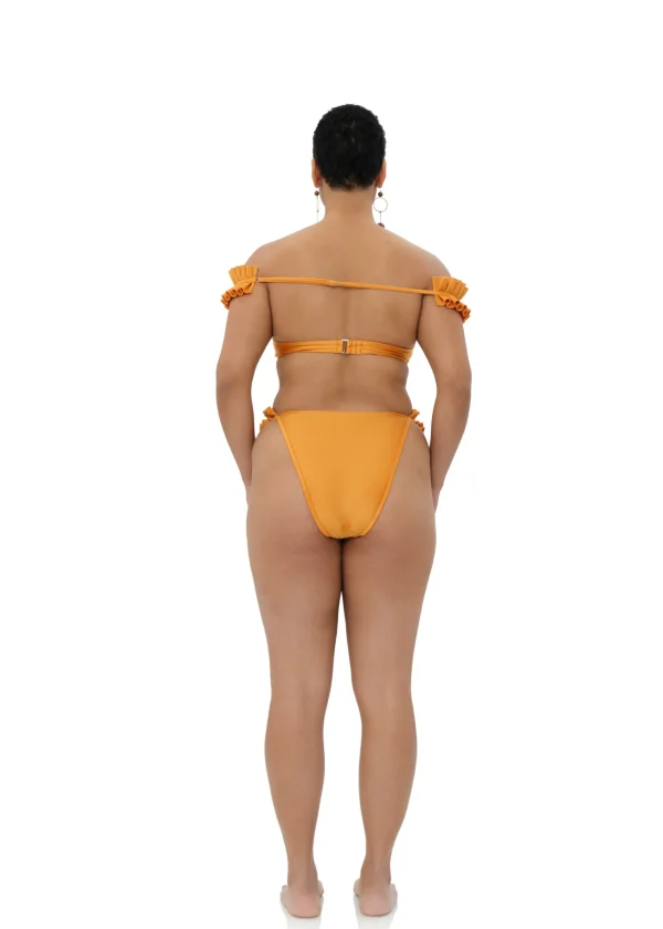 Discount Andrea Iyamah Mulan Bikini-Sunset Gold