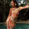 Sale Andrea Iyamah Turi Mesh Dress-Zuli